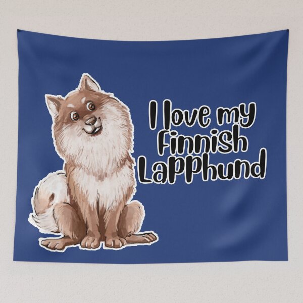 Item preview, I Love My Finnish Lapphund - Brown/Cream/Sable - Head Tilt designed and sold by FLCV.