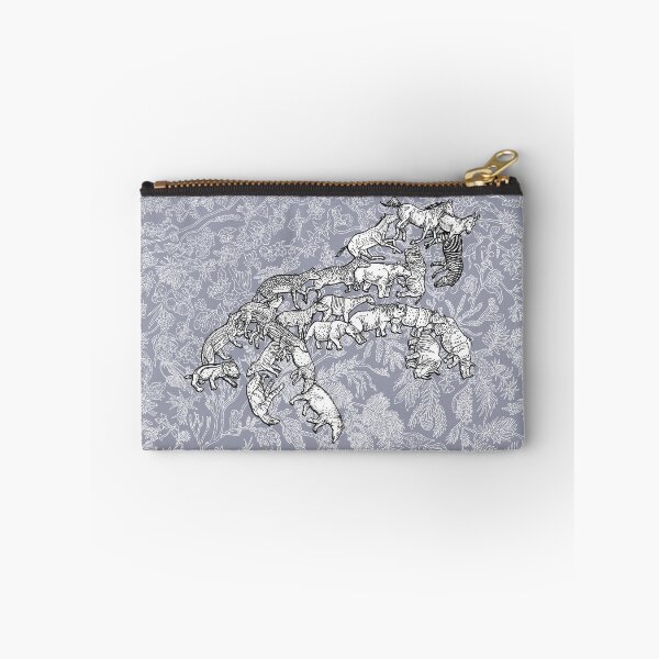Item preview, Perissodactyla -  Evolution - Blue Background designed and sold by EvolutionPoster.
