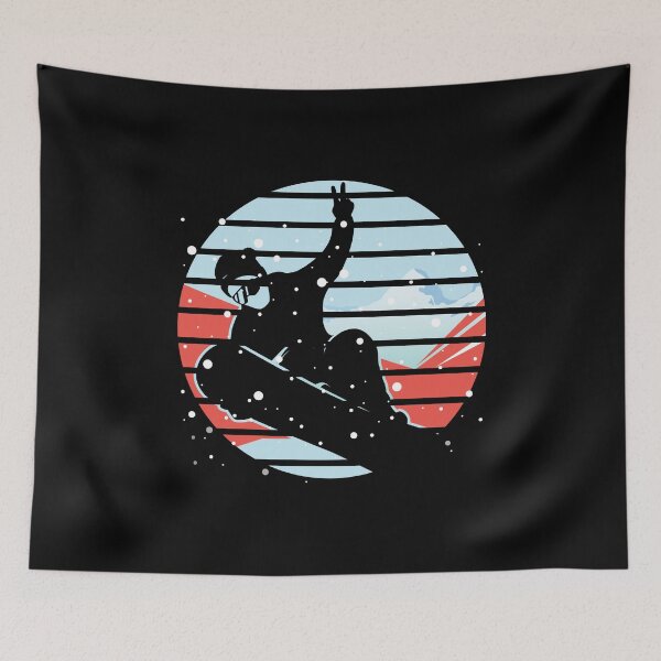 Item preview, Snowboard Retro Snow Winter Sports Ski Boarder designed and sold by MooonTees.