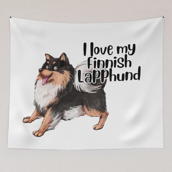 Item preview, I Heart My Finnish Lapphund - Black and Tan - Play designed and sold by FLCV.