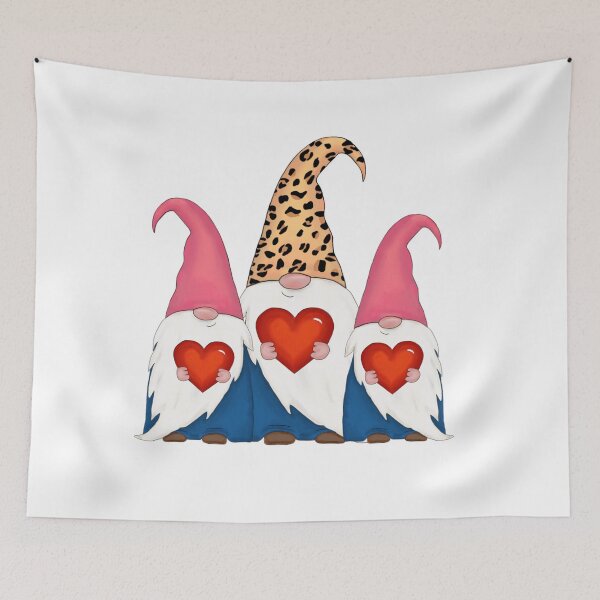 Item preview, Leopard gnome Valentine’s day designed and sold by -Lumisa-Design-.