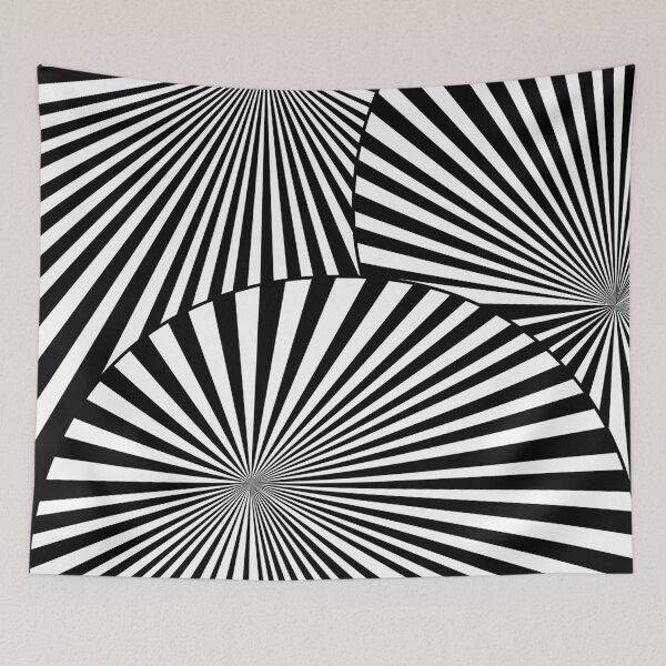 Item preview, Retro Sixties Two Tone Sunburst  designed and sold by ArtformDesigns.