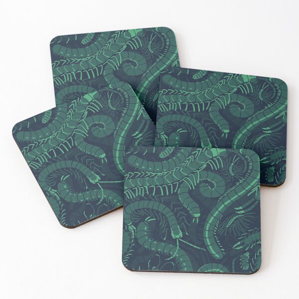 Item preview, myriapod menagerie - green designed and sold by dinoserious.