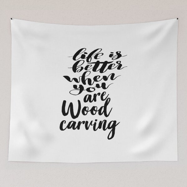 Item preview, Life is Better When You Are Wood Carving designed and sold by ProjectX23.
