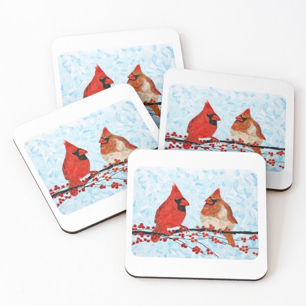 Item preview, Pair of Cardinals designed and sold by inklets.