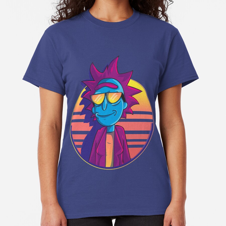 80s Rick, Rick and Morty (Fanart) Classic T-Shirt