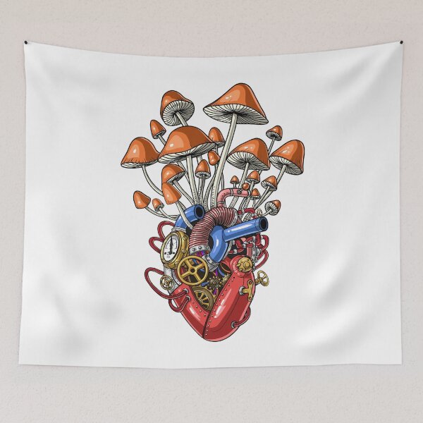 Item preview, Steampunk Anatomical Mushrooms designed and sold by underheaven.