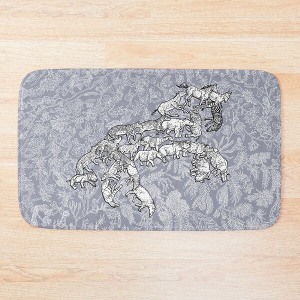 Item preview, Perissodactyla -  Evolution - Blue Background designed and sold by EvolutionPoster.