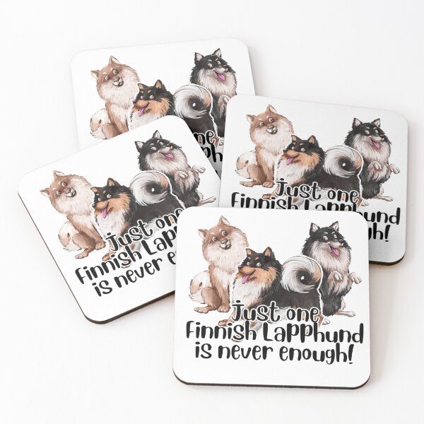 Item preview, Finnish Lapphund - One is Never Enough - Black designed and sold by FLCV.