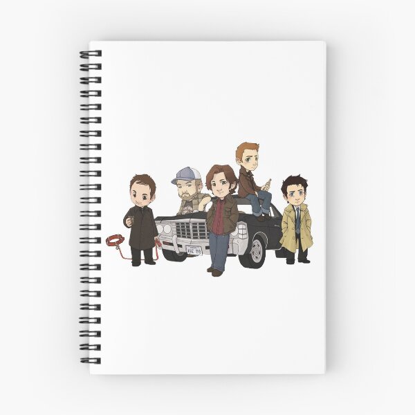 Item preview, Supernatural Cartoon Design designed and sold by charlielowlowe.