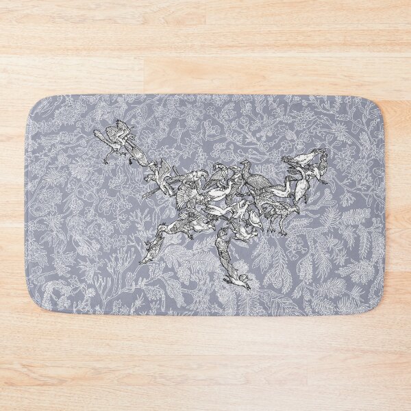 Item preview, Avialae (exc modern birds) - Evolution - Blue Background designed and sold by EvolutionPoster.