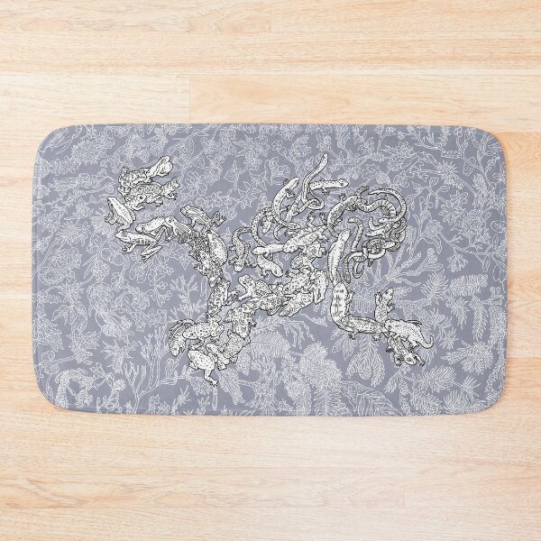Item preview, Amphibians - Frog - Evolution - Blue Background designed and sold by EvolutionPoster.