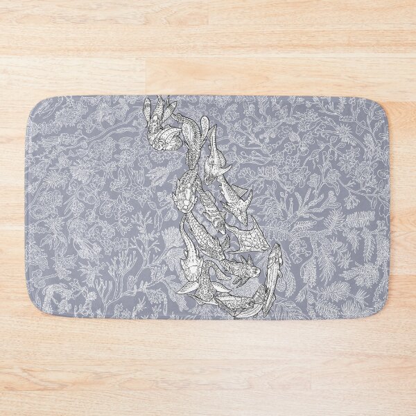 Item preview, Placoderms - Armouredfish - Evolution - Blue Background designed and sold by EvolutionPoster.