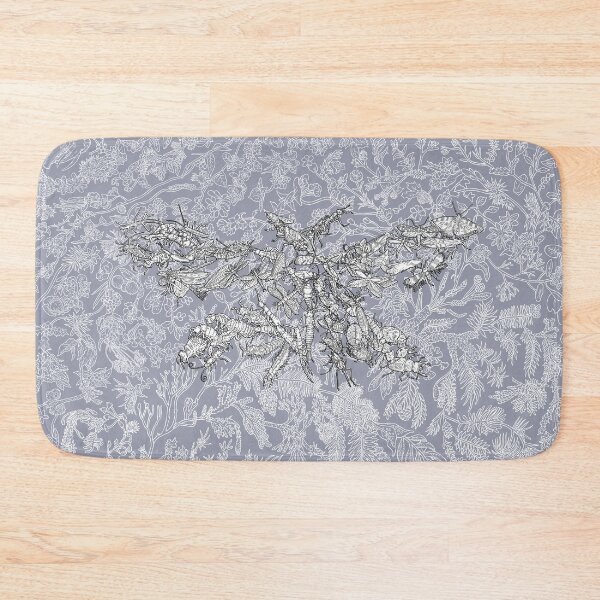 Item preview, Hexapoda - Insects - Evolution - Blue Background designed and sold by EvolutionPoster.