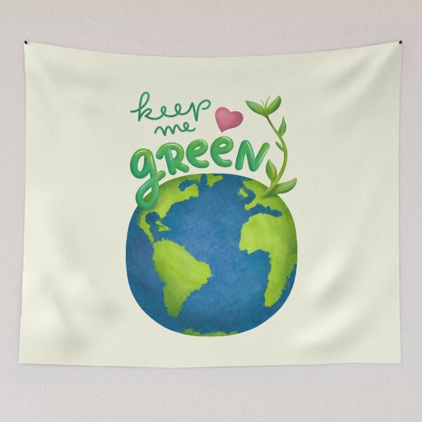 Item preview, Keep me green earth lover designed and sold by Marlene Wagenhofer.