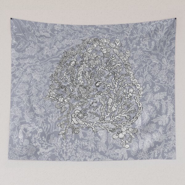 Item preview, Root of the Tree of Life - Evolution - Blue Background designed and sold by EvolutionPoster.