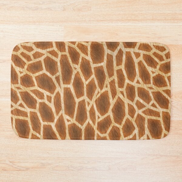 Item preview, Giraffe animal print "fluffy" pattern designed and sold by FabsDesign.