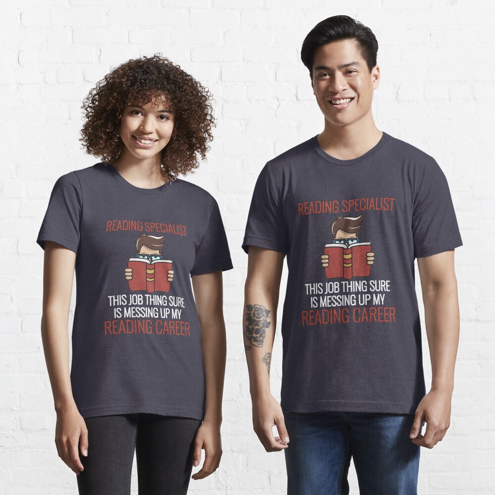 Reading Specialist Career - Bookworm Essential T-Shirt