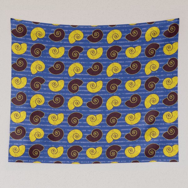 Item preview, Ankara Wax Pattern With Shells designed and sold by hellcom.