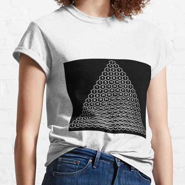 In mathematics, Pascal's triangle is a triangular array of the binomial coefficients Classic T-Shirt