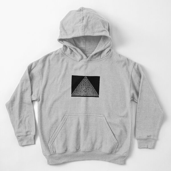In mathematics, Pascal's triangle is a triangular array of the binomial coefficients Kids Pullover Hoodie