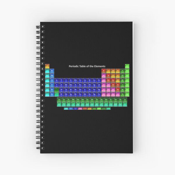 #Mendeleev's #Periodic #Table of the #Elements Spiral Notebook