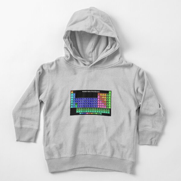 #Mendeleev's #Periodic #Table of the #Elements Toddler Pullover Hoodie