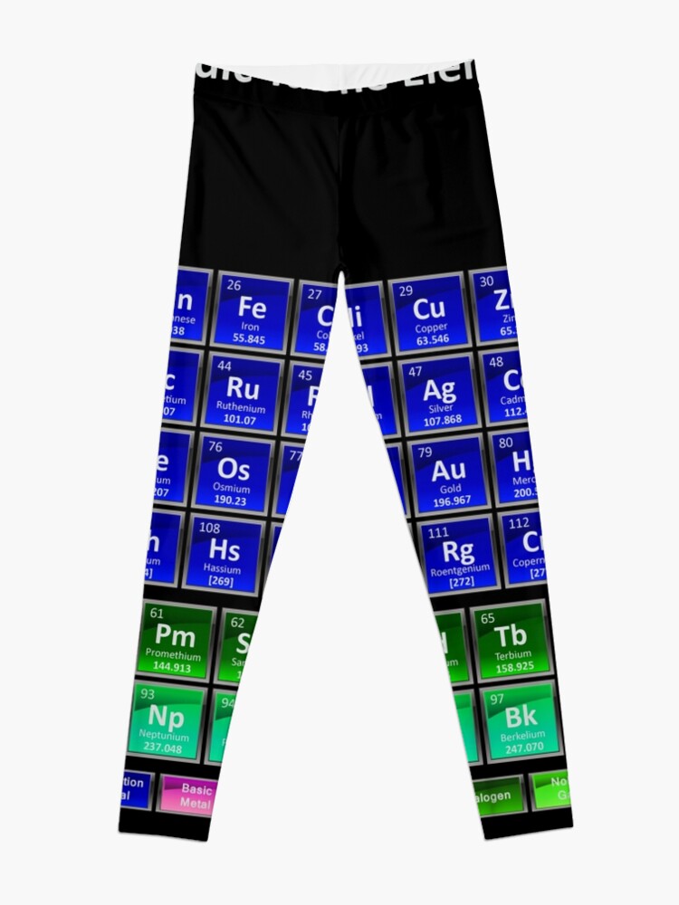 Alternate view of #Mendeleev's #Periodic #Table of the #Elements Leggings