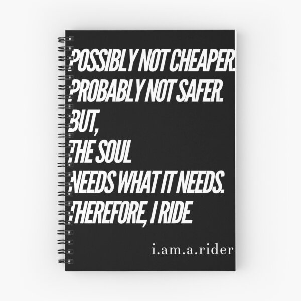 Item preview, Not Cheaper Not Safer Soul Needs What It Needs I Ride White Text designed and sold by TWMBDesigns.