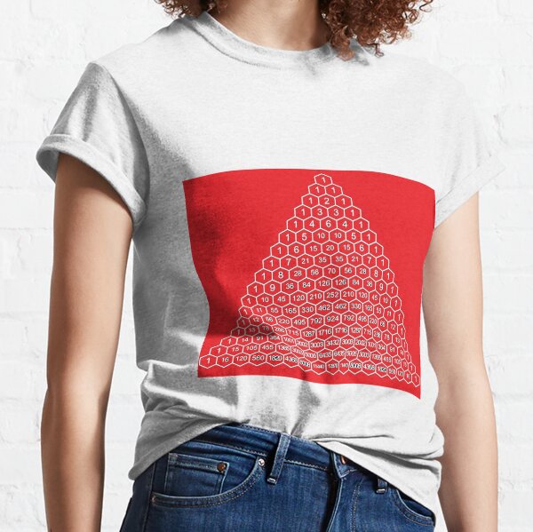 In mathematics, Pascal&#39;s triangle is a triangular array of the binomial coefficients Classic T-Shirt
