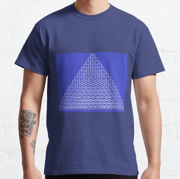 In mathematics, Pascal's triangle is a triangular array of the binomial coefficients Classic T-Shirt