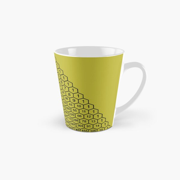 In mathematics, Pascal&#39;s triangle is a triangular array of the binomial coefficients Tall Mug