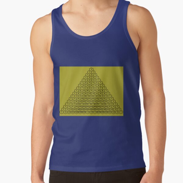 In mathematics, Pascal&#39;s triangle is a triangular array of the binomial coefficients Tank Top