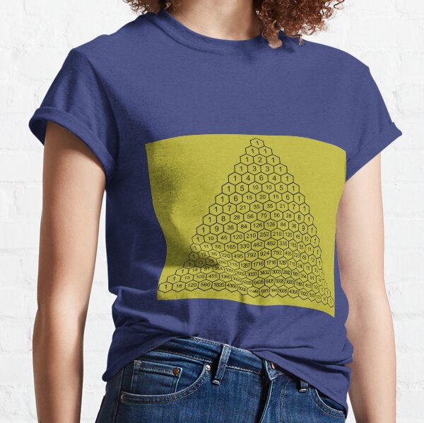 In mathematics, Pascal&#39;s triangle is a triangular array of the binomial coefficients Classic T-Shirt