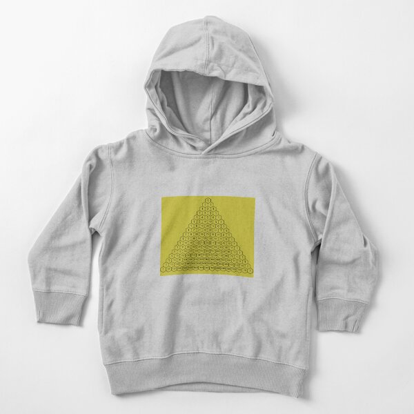 In mathematics, Pascal&#39;s triangle is a triangular array of the binomial coefficients Toddler Pullover Hoodie