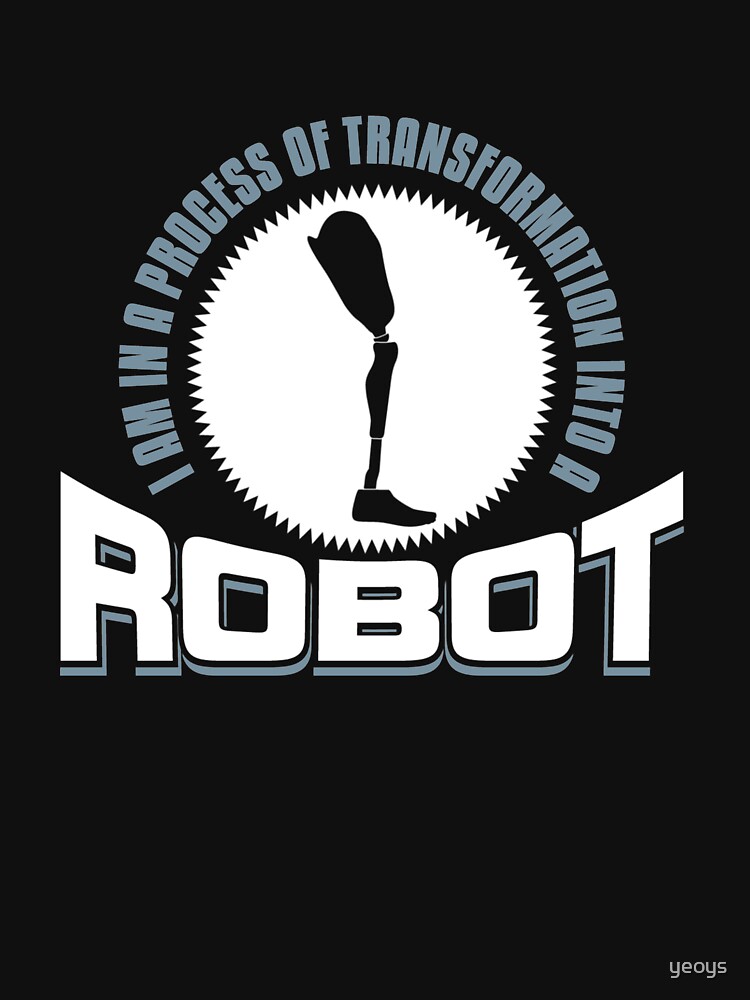 Process Of Transformation Into A Robot - Funny Leg Amputee by yeoys