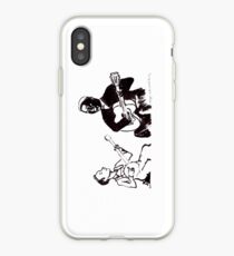 Young Pete Seeger and old Huddie Lead Belly iPhone Case