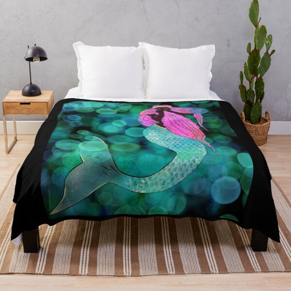 Item preview, black mermaid Blue designed and sold by reasonablemunki.