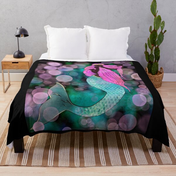 Item preview, black mermaid Pink designed and sold by reasonablemunki.