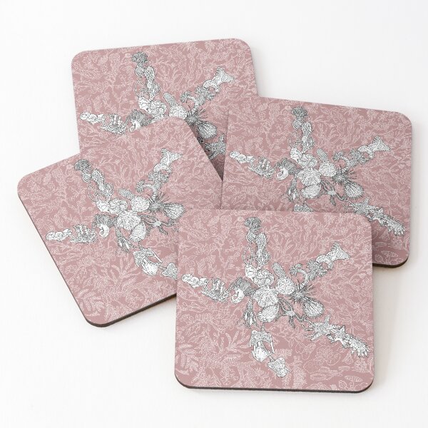 Item preview, Ambulacraria - Echinodermata - Starfish - Evolution - Pink Background designed and sold by EvolutionPoster.