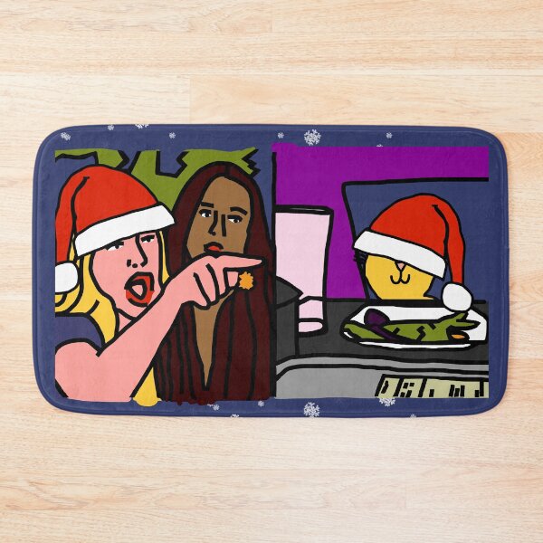 Item preview, MERRY CHRISTMAS from the Yelling Woman and Yellow Cat designed and sold by ellenhenry.