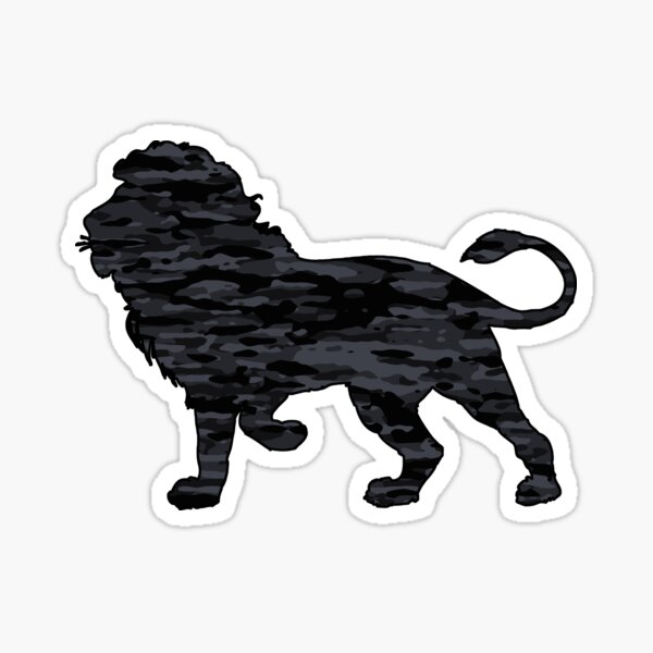 Nacht Tarnfarben Muster Sticker