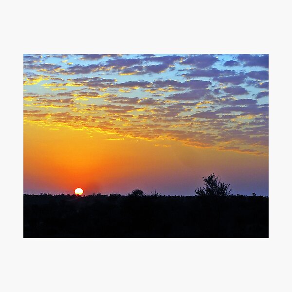 African Sunrise Photographic Print