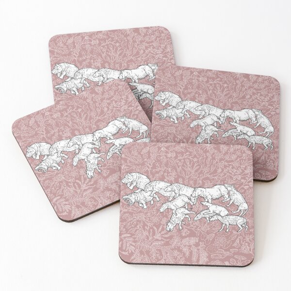 Item preview, Hippos - Evolution - Pink Background designed and sold by EvolutionPoster.