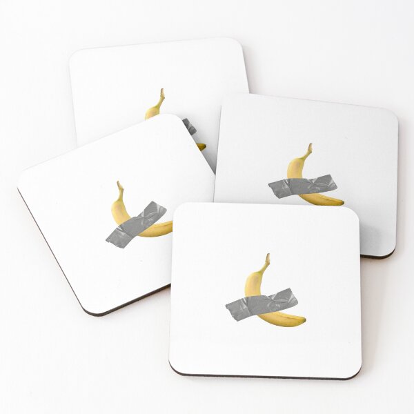 Item preview, Banana taped to wall art designed and sold by RosyRebelShop.