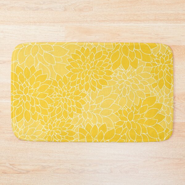 Item preview, Mustard Yellow Large Dahlia Flower Petals designed and sold by rewstudio.