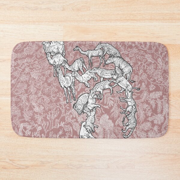 Item preview, Tylopoda and Suina (Camels and Pigs) - Evolution - Pink Background designed and sold by EvolutionPoster.