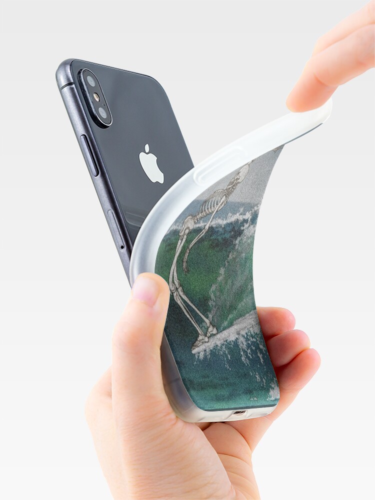 Alternate view of Ride the wave iPhone Case