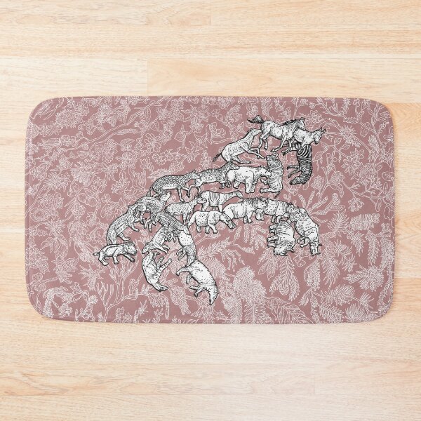 Item preview, Perissodactyla -  Evolution - Pink Background designed and sold by EvolutionPoster.