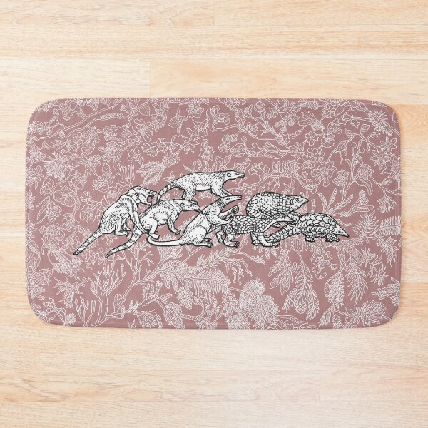Item preview, Pholidota - Pangolins - Evolution - Pink Background designed and sold by EvolutionPoster.